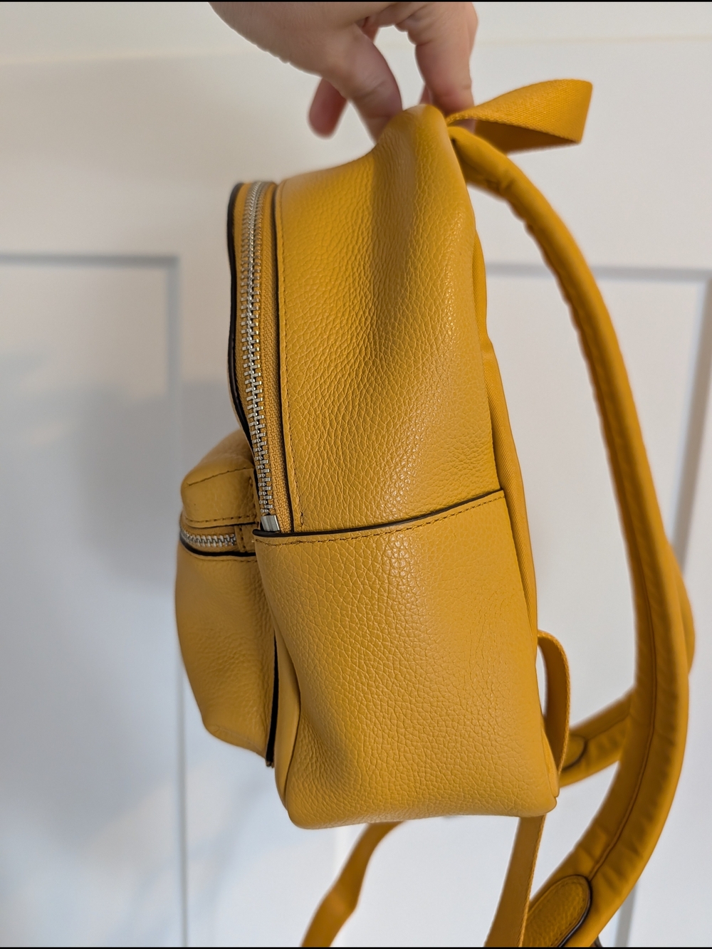Coach Yellow Leather Mini Backpack - Picture 6 of 15